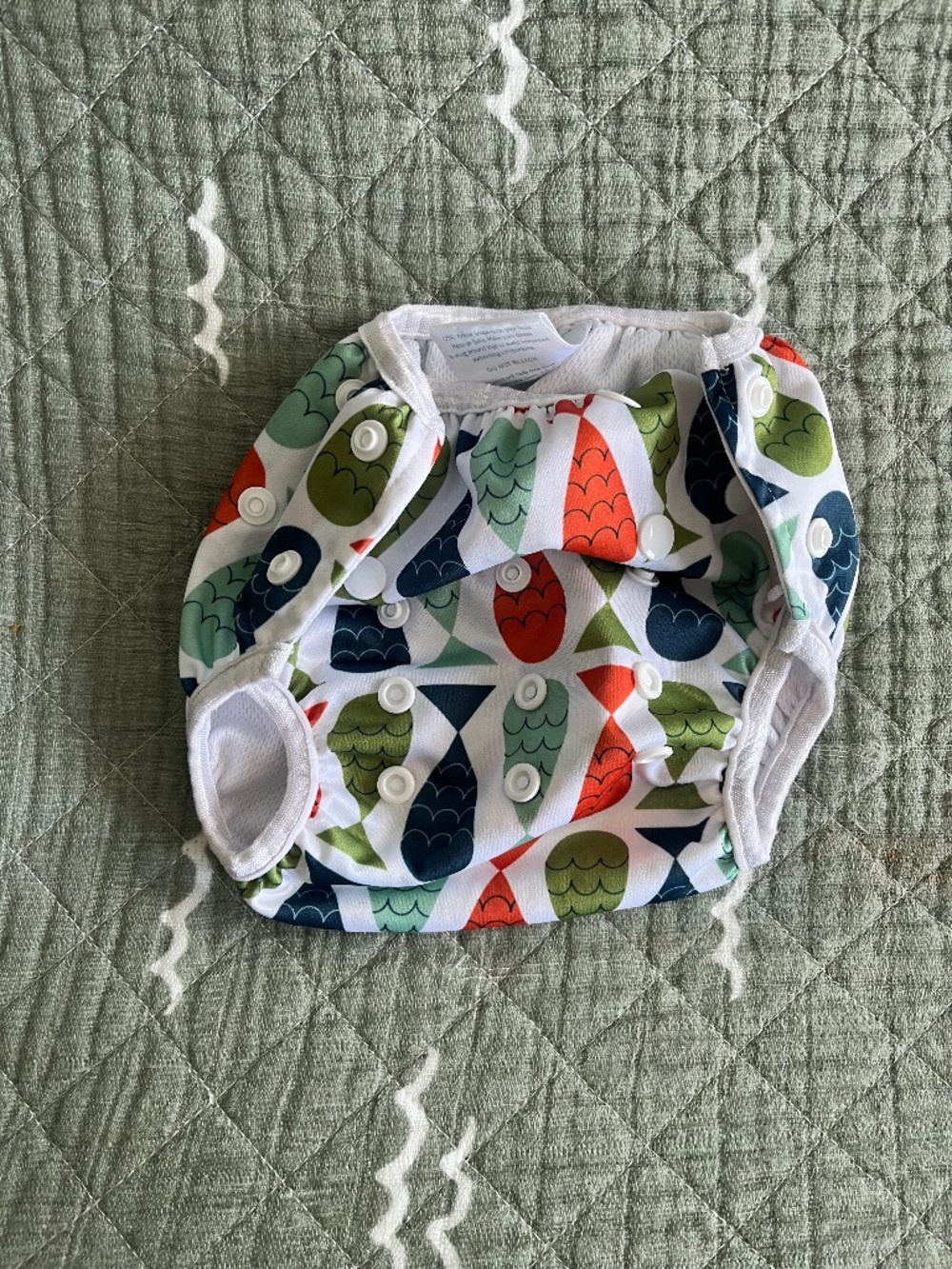 Reusable swim diaper